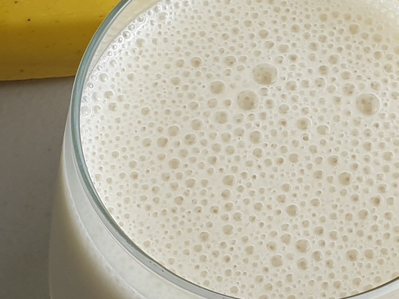 Banana Soy Milk Shake Recipe and Video